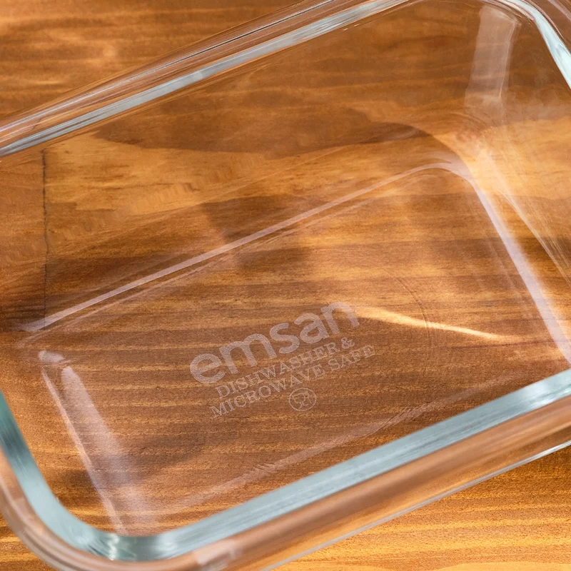 emsan Soft 1520 ml Borosilicate Storage Container