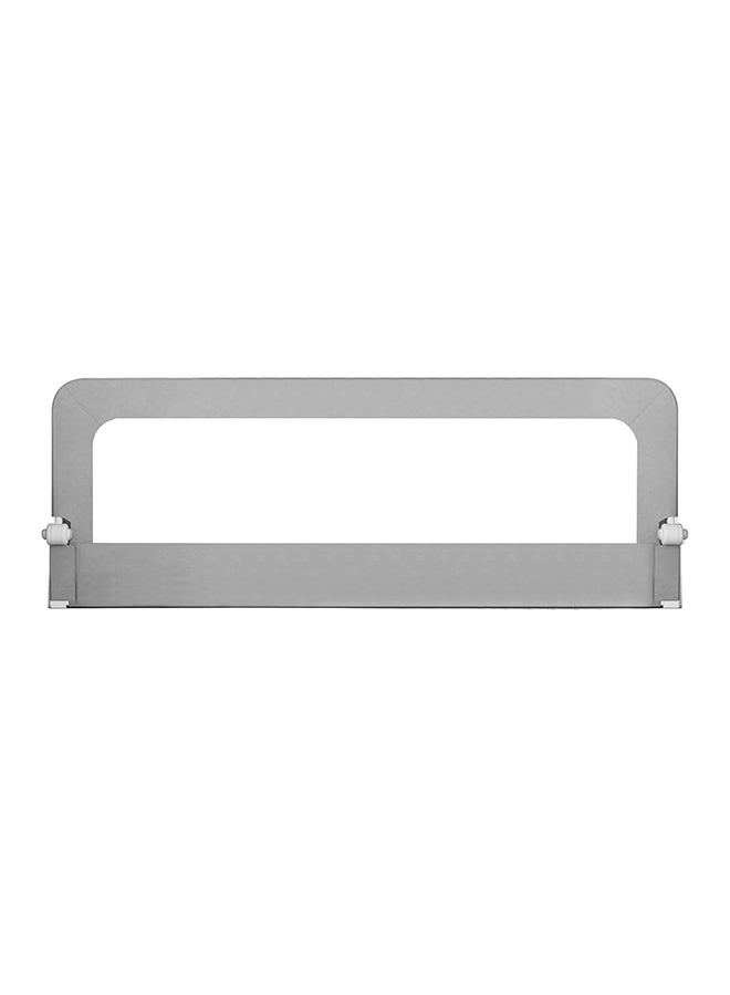 Foldable Upgraded Child Bed Guard Rail Designed For Single And Double Bed, Height Adjustable, Safety One-Piece Fence, 70 X 32 Inches, Grey
