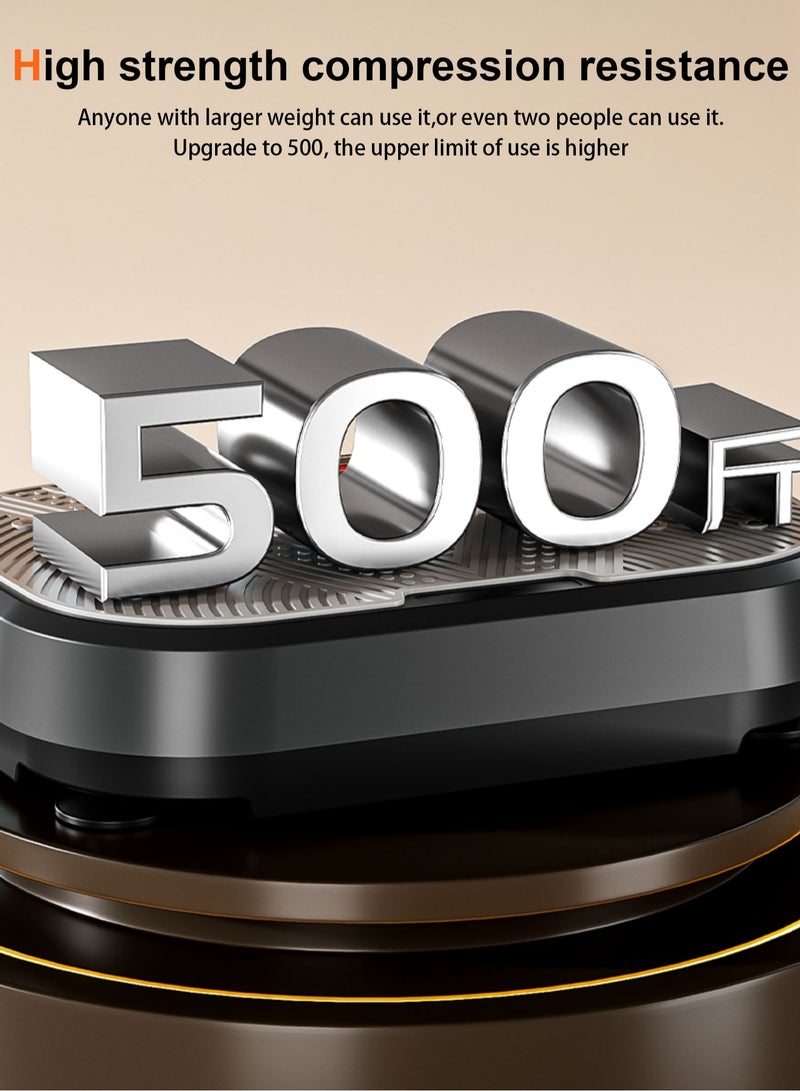 آلة اهتزاز الدهون، معدات لياقة بدنية منزلية مع مكبر صوت بلوتوث، 510 وضعيات برنامج، آلة اهتزاز للدهون لكامل الجسم، جهاز إنقاص الوزن في الصالة الرياضية، سعة وزن قصوى تصل إلى 250 كجم - Image 4