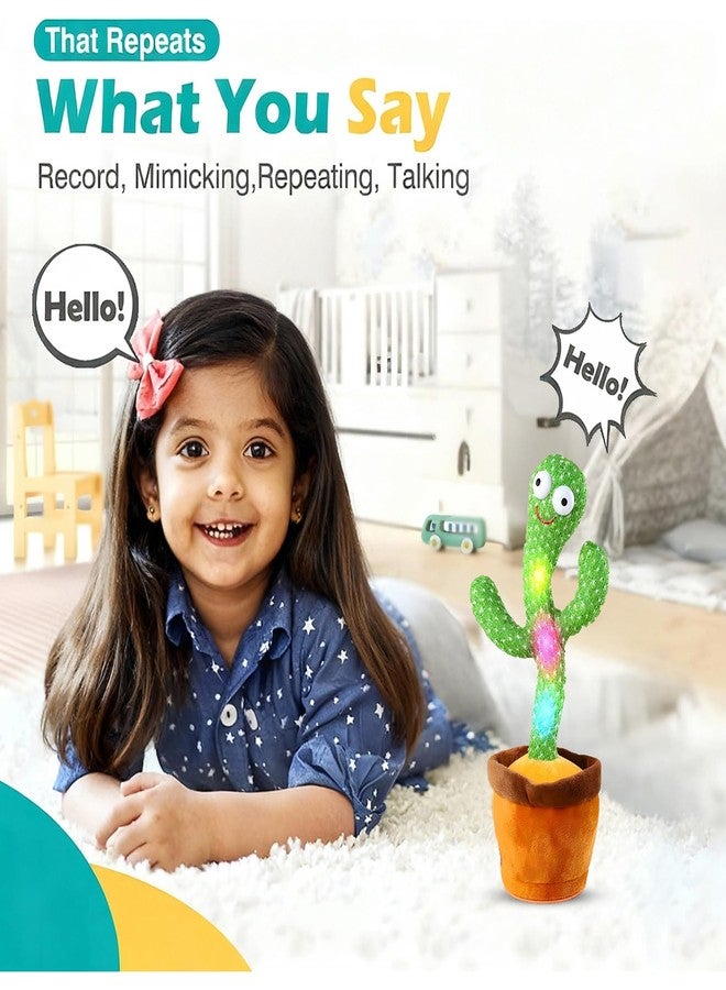 Kidology ألعاب صبار كيدولوجي للأطفال، راقصة وناطقة، مناسبة للأولاد والبنات، ترقص وتغني وتقلّد ما تقوله، لعبة تفاعلية لوقت الاستلقاء على البطن - Image 5