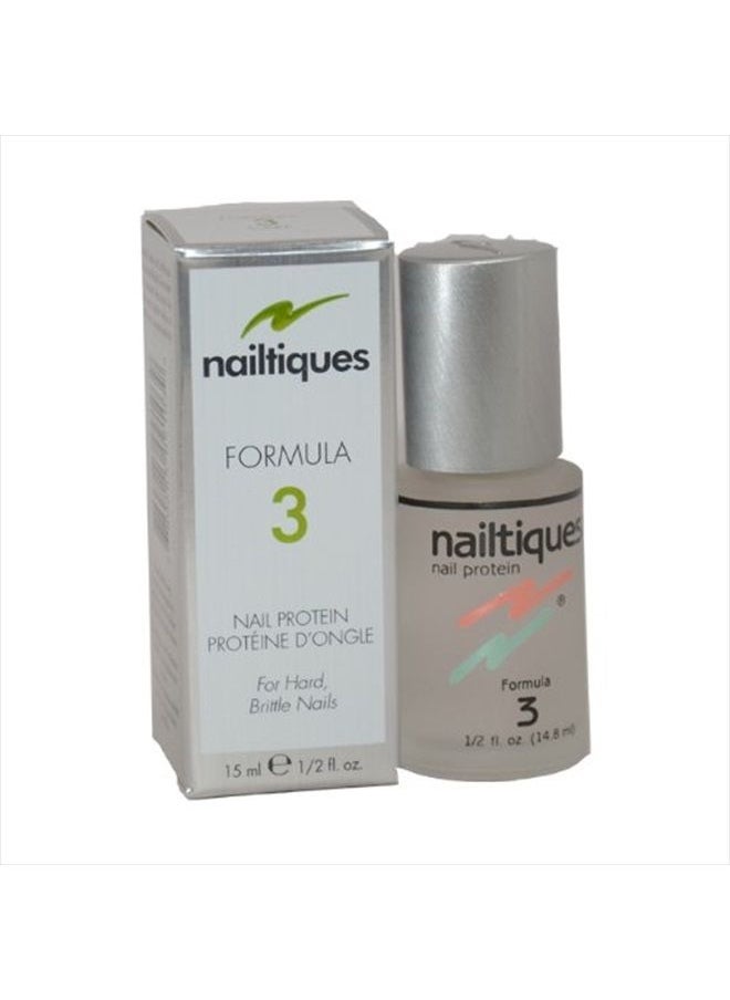 Nailtiques - Nail Protein Formula, No. 3 Women Manicure by Nailtiques, 0.5 Ounce - Image 1