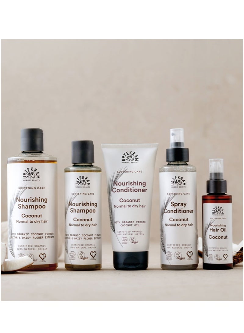 Urtekram Organic Coconut Nourishing Shampoo with virgin coconut oil, 250ml - 100% Organic and Vegan - Silicone and Paraben-Free - Image 5