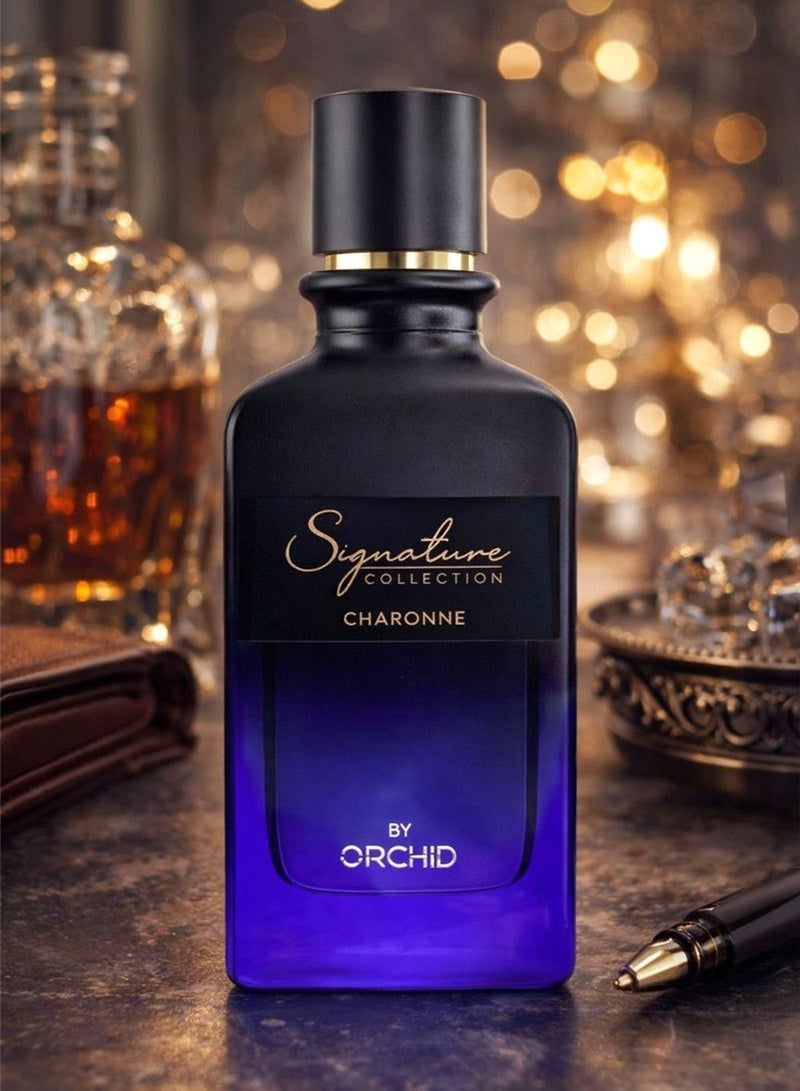 Orchid Signature Charonne Pour Homme Eau De Parfum 90ML Perfume for Men Long Lasting Spicy Amber Leather Fragrance Masculine Scent - Image 3