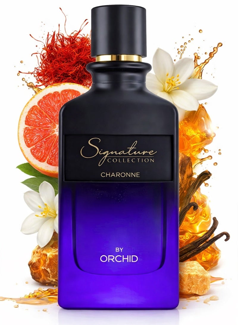 Orchid Signature Charonne Pour Homme Eau De Parfum 90ML Perfume for Men Long Lasting Spicy Amber Leather Fragrance Masculine Scent - Image 1