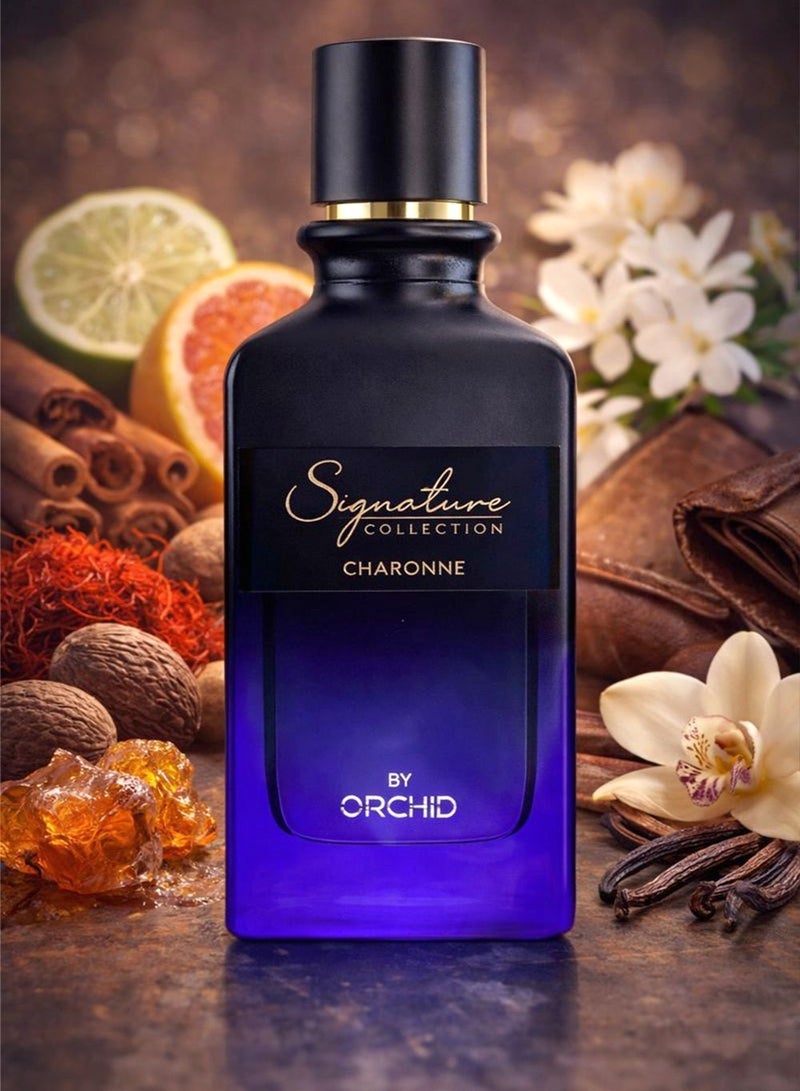 Orchid Signature Charonne Pour Homme Eau De Parfum 90ML Perfume for Men Long Lasting Spicy Amber Leather Fragrance Masculine Scent - Image 2