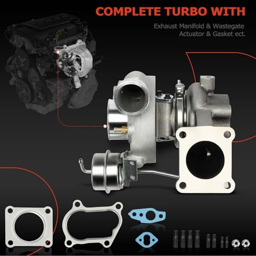 A-Premium CT26 Complete Turbocharger Turbo Kit with Gasket Compatible with Toyota Models - Land Cruiser 1990-1997 4.2L - Replaces 1720117010 - Image 2