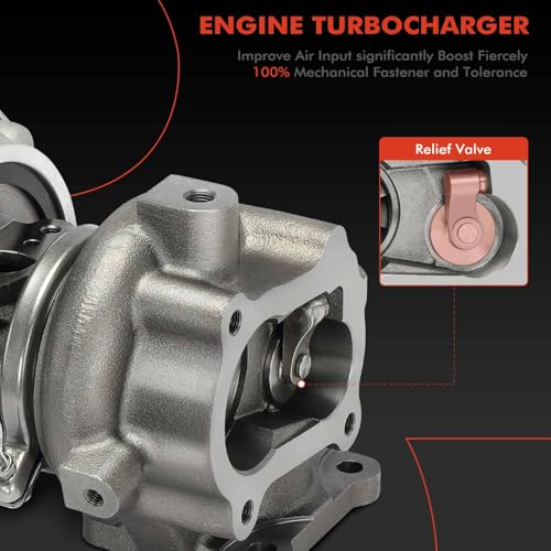 A-Premium CT26 Complete Turbocharger Turbo Kit with Gasket Compatible with Toyota Models - Land Cruiser 1990-1997 4.2L - Replaces 1720117010 - Image 4