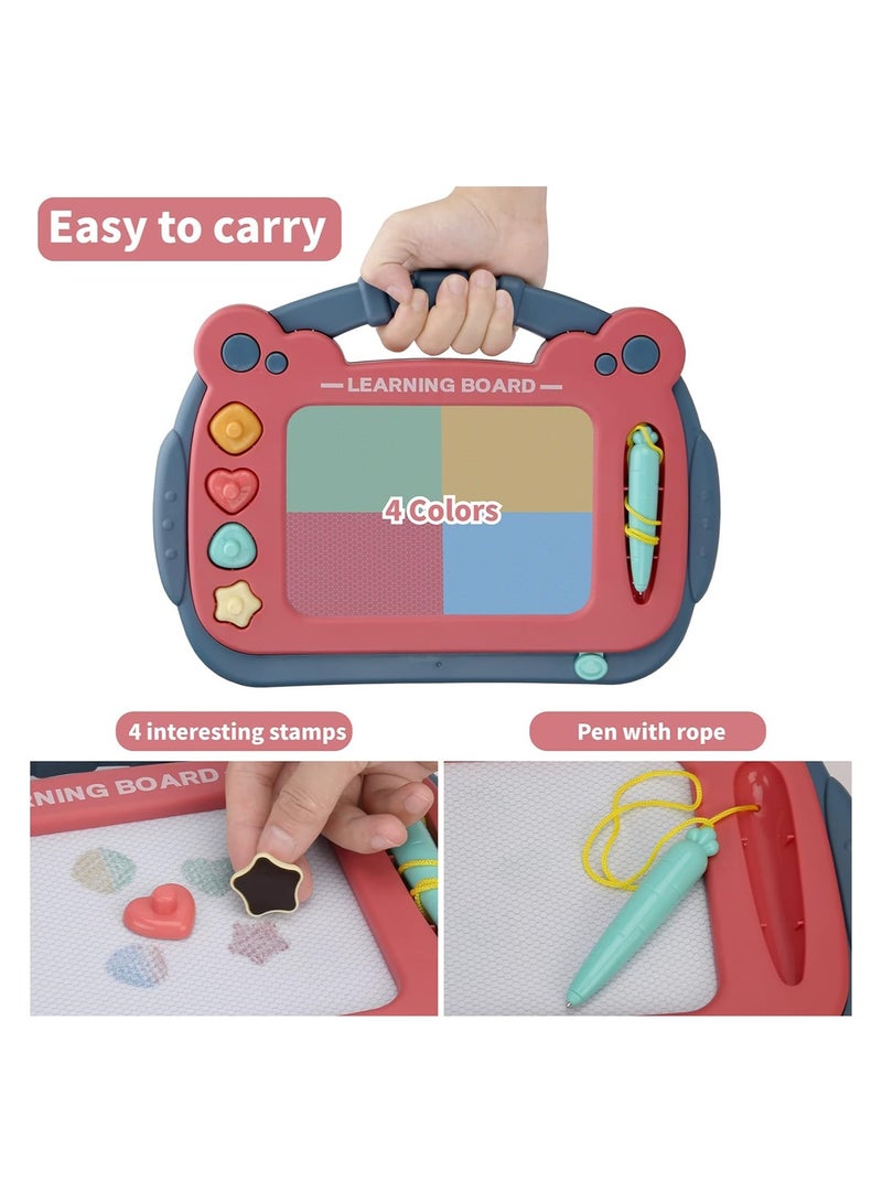 أوريتي لوحة الرسم المغناطيسية للأطفال الصغار من 1 إلى 3 سنوات، لوحة كتابة الرسومات الملونة القابلة للمسح، لوحة رسم الرسم التعلمية، - Image 4