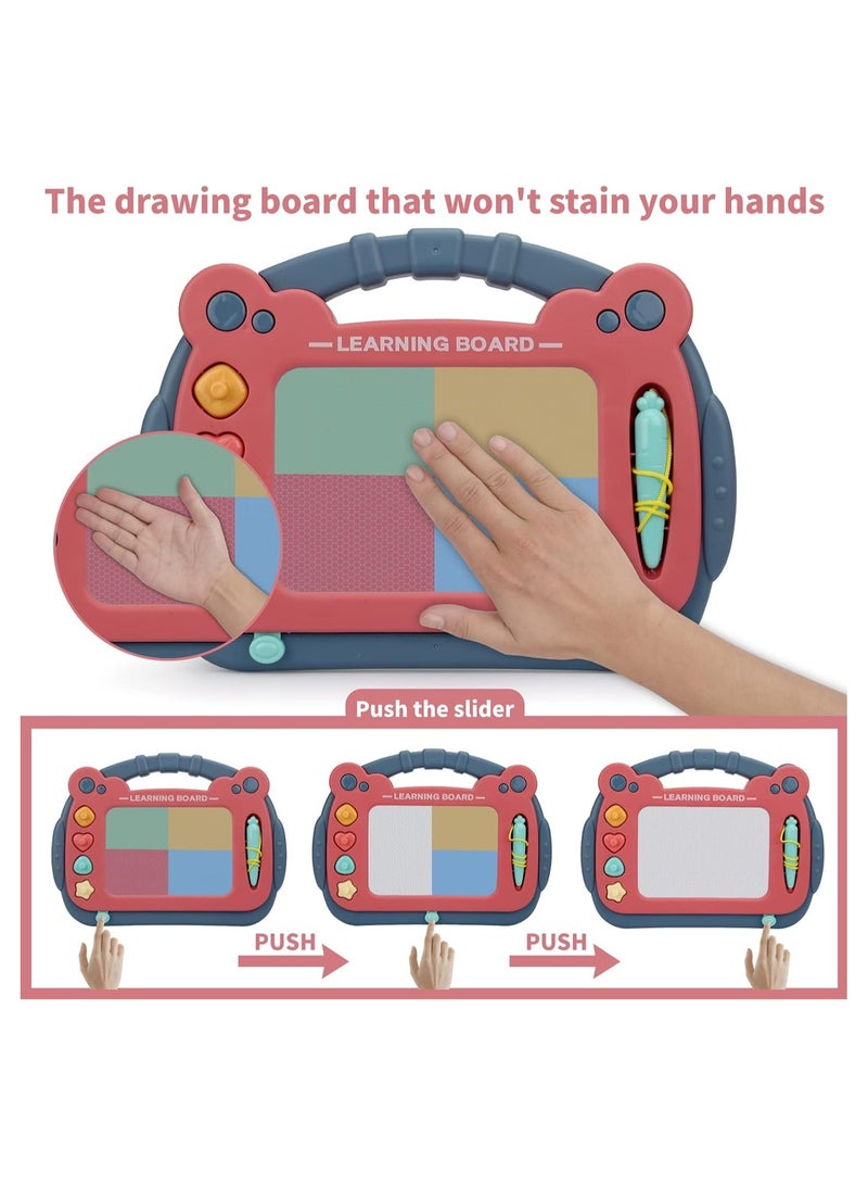 أوريتي لوحة الرسم المغناطيسية للأطفال الصغار من 1 إلى 3 سنوات، لوحة كتابة الرسومات الملونة القابلة للمسح، لوحة رسم الرسم التعلمية، - Image 5