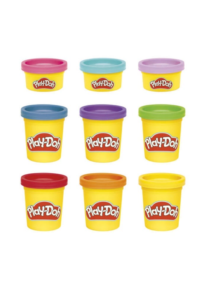 Play-Doh Colorful Compound 9 Pack - Assorted Colors - Image 4