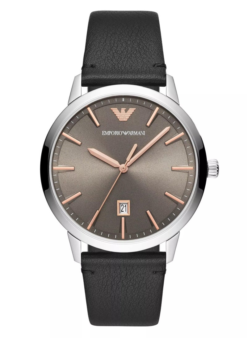 EMPORIO ARMANI Men Ruggero Silver Men's Watch AR11277 - Image 1
