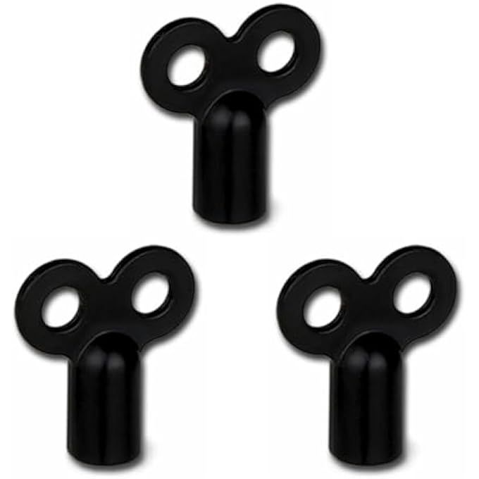 RADIATOR VALVE RADIATOR VENT KEY, 3 PIECES, SQUARE KEY, RADIATOR KEY, RADIATOR BLEED KEY, UNIVERSAL FOR ALL RADIATORS - Image 1