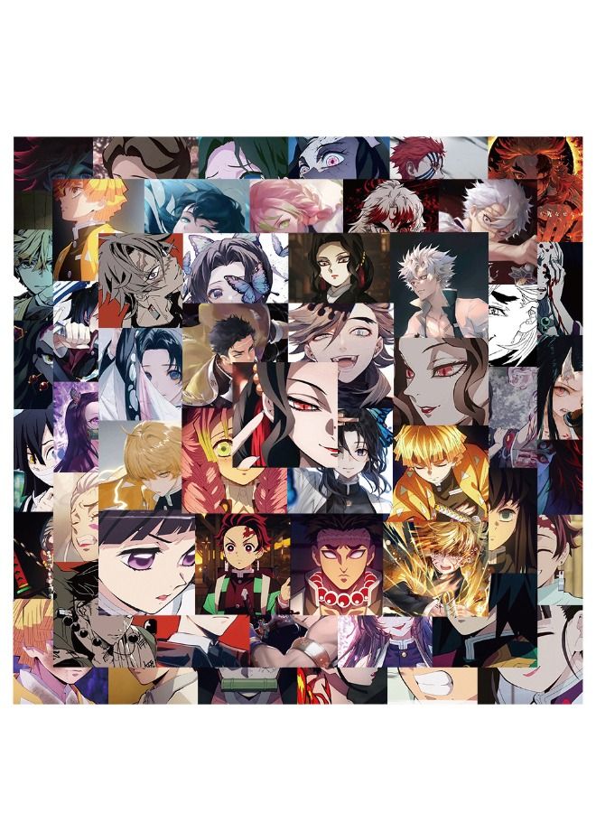 مجموعة ملصقات كرتونية مضادة للماء مكونة من 54 قطعة من الرسوم المتحركة Anime Demon Slayer - Image 1