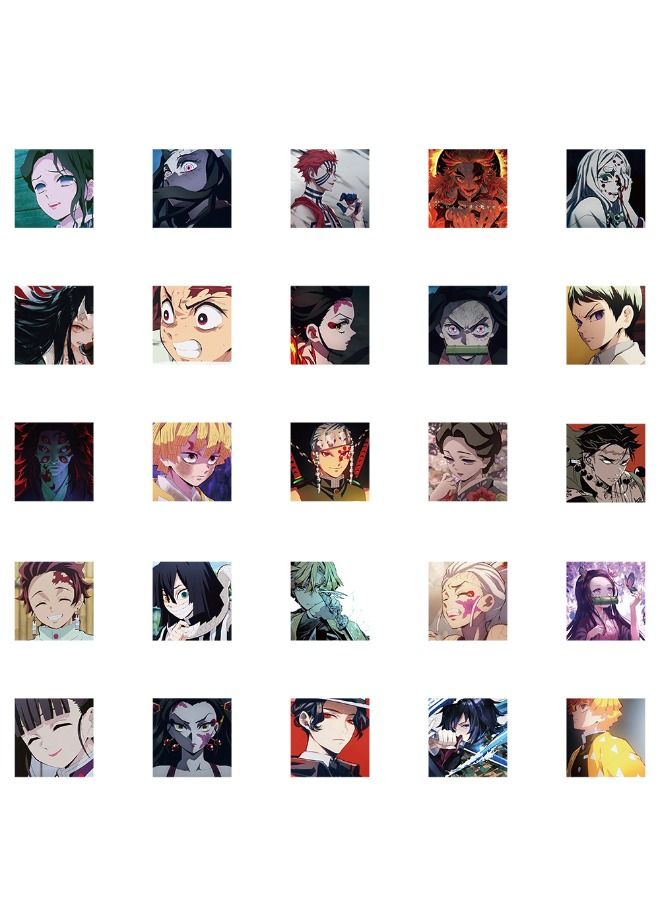 مجموعة ملصقات كرتونية مضادة للماء مكونة من 54 قطعة من الرسوم المتحركة Anime Demon Slayer - Image 5
