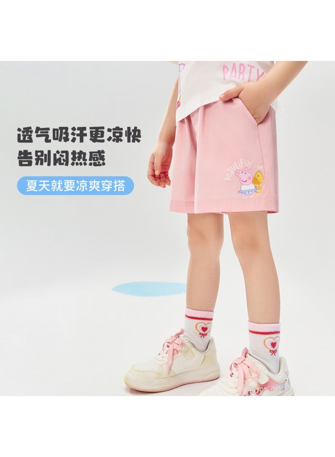 peppa Pig Summer Baby Pants - Breathable & Comfortable Girls' Shorts, Versatile Casual Bottoms - Image 2