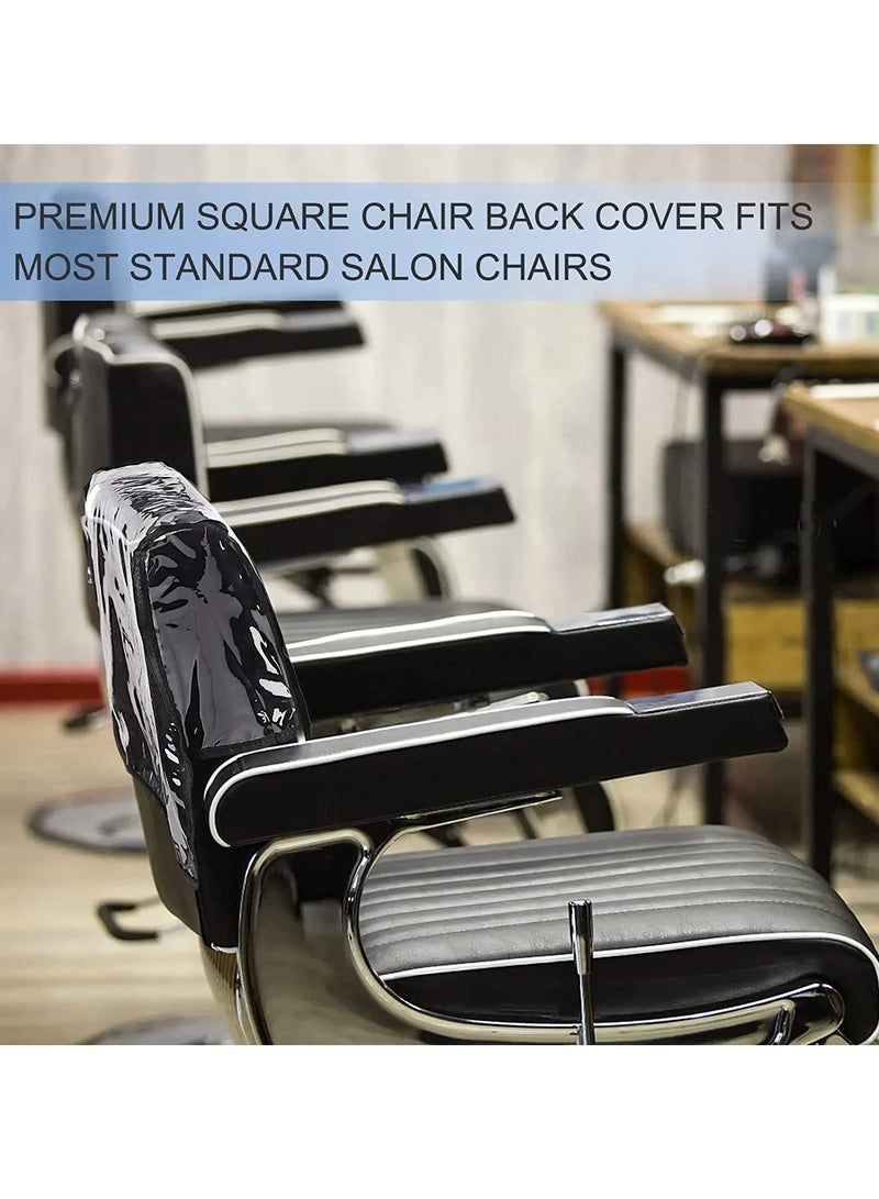 KASTWAVE غطاء ظهر كرسي، غطاء واقي لكرسي صالون التجميل، أغطية ظهر كراسي تصفيف الشعر المربعة، يمنع الأضرار لكرسي المنتجع/صالون، غطاء كرسي صالون الحلاقة، يناسب معظم كراسي الصالون - Image 4