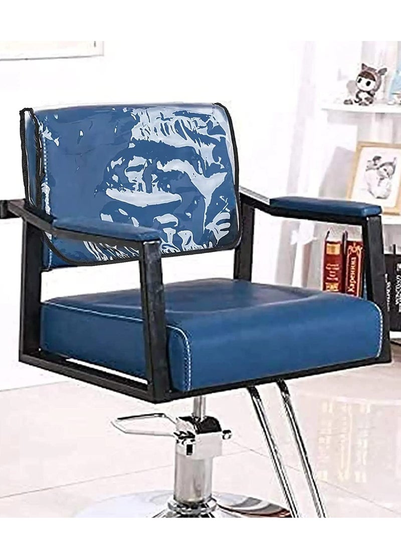 KASTWAVE غطاء ظهر كرسي، غطاء واقي لكرسي صالون التجميل، أغطية ظهر كراسي تصفيف الشعر المربعة، يمنع الأضرار لكرسي المنتجع/صالون، غطاء كرسي صالون الحلاقة، يناسب معظم كراسي الصالون - Image 3