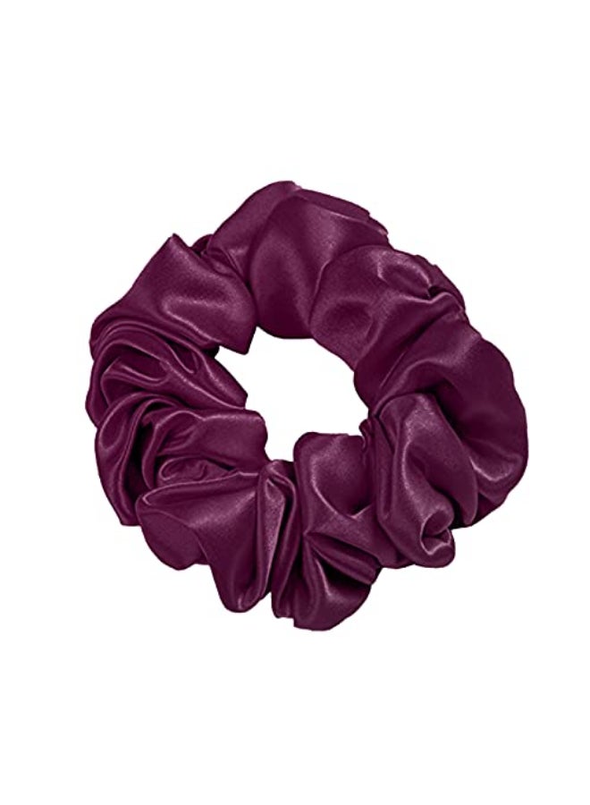 MTSNOO 100 Pure 22 Momme Mulberry Silk Scrunchies Set Elastic Band for Curly Hair 1 Pack of Hair Ties and Ropes for Women and Girls - Image 1