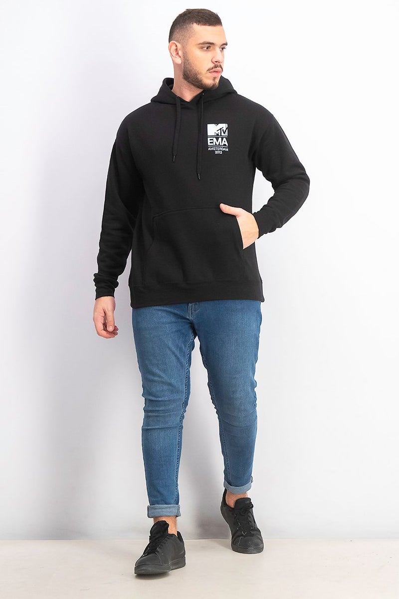 SOL Men Hoodie Sweater, Black - Image 2
