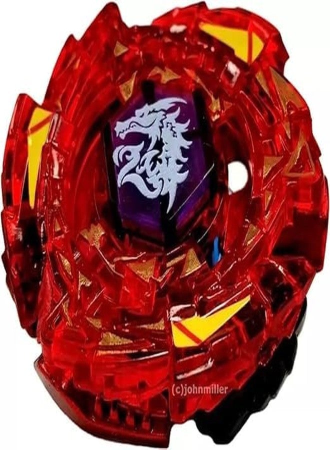 Funstars Metro L-Drago Rush Red Dragon Metal Fury Spinning Battling Top with Launcher (Red) (BB98) - Image 3