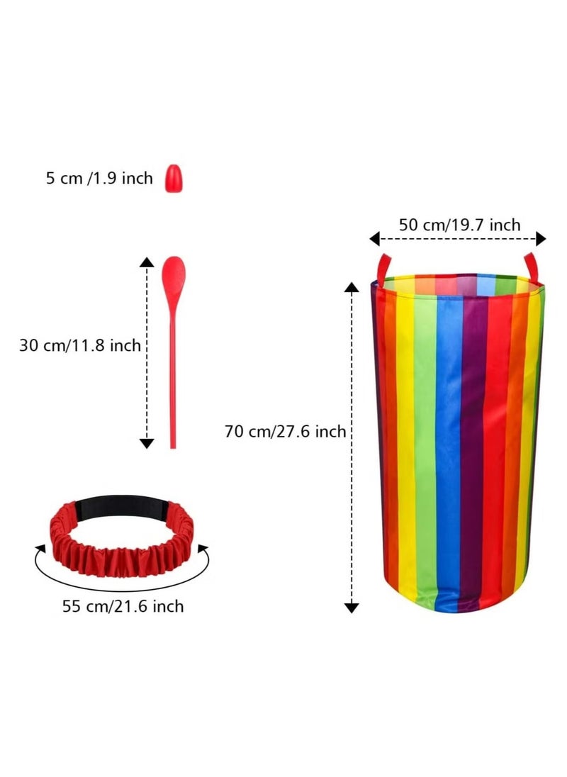 GMORO - Outdoor Games Potato Sack Race Bags 12Pcs, for Kids Adults Family, Yard Games Egg Spoon Relay Games, Carnival Games 3-Legged Race Bands, for Lawn Games Activities Party Family Outdoor Activities - Image 1