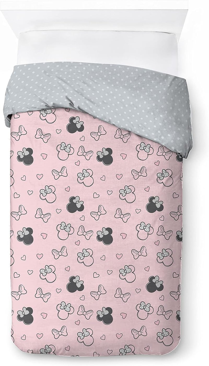 Jay Franco Disney Minnie One of a Kind Children's Bedding Set 100% Cotton 135 x 200 cm Single Size - Duvet Cover + Pillowcase 50 x 70 cm - Image 3