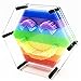 Sharkwill 3D Pin Art Intellectual Fun Toy Rainbow Pin Art Palm Board Extra Large75 x8 Inches Arouse Sense of Imagination Innovative Boundless Creativity Hexagon 75 x 8 Inches - Image 2