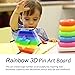 Sharkwill 3D Pin Art Intellectual Fun Toy Rainbow Pin Art Palm Board Extra Large75 x8 Inches Arouse Sense of Imagination Innovative Boundless Creativity Hexagon 75 x 8 Inches - Image 5