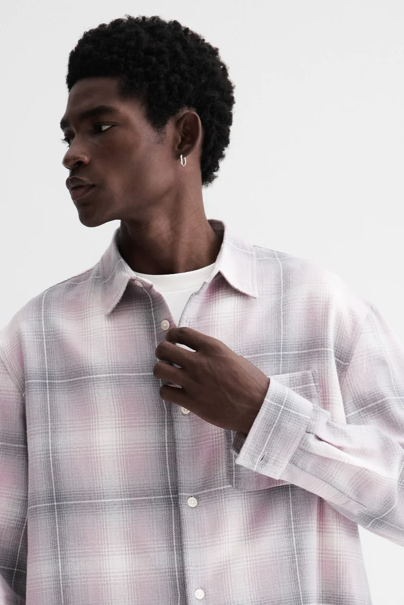 H&M Loose Fit Flannel shirt
