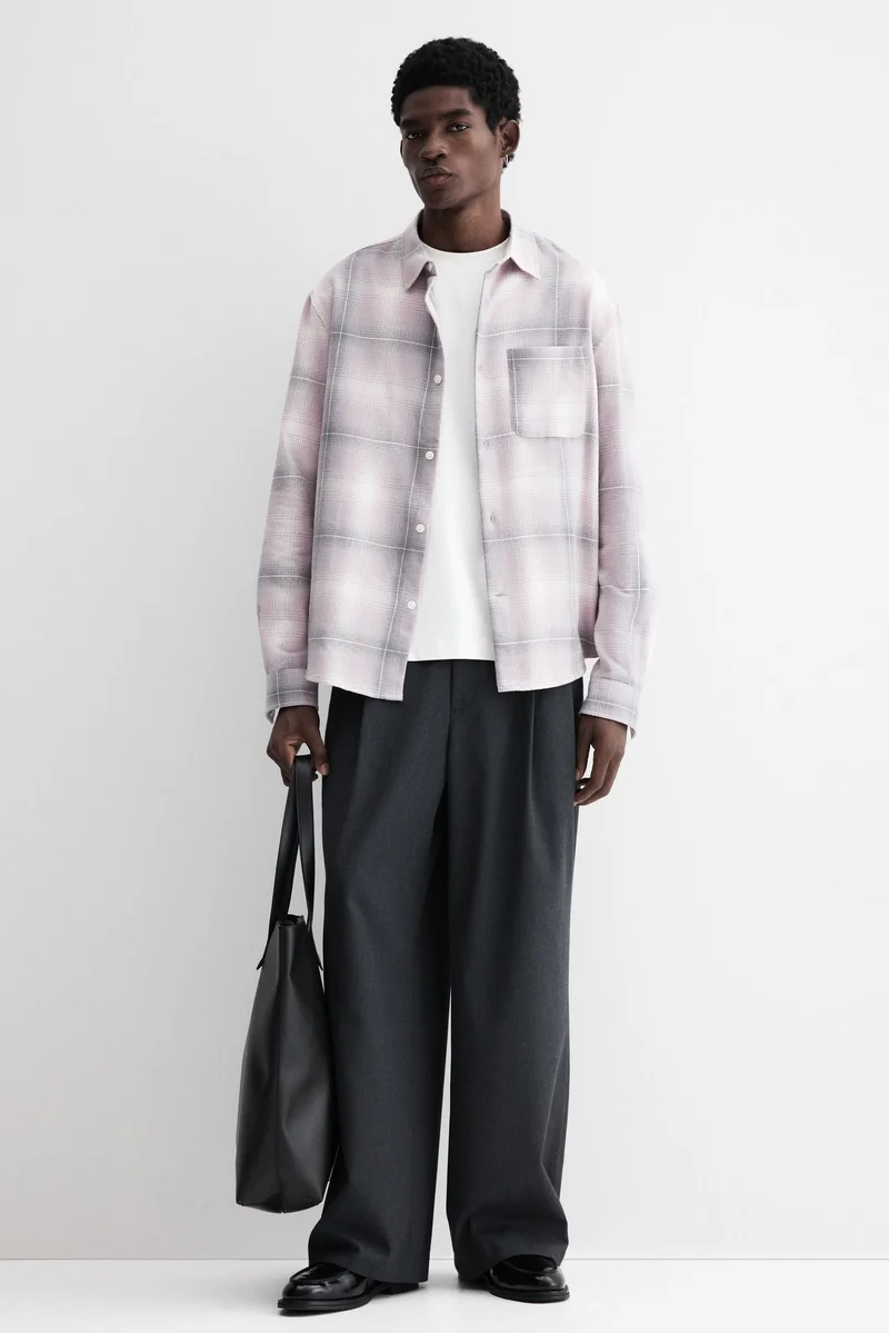 H&M Loose Fit Flannel shirt