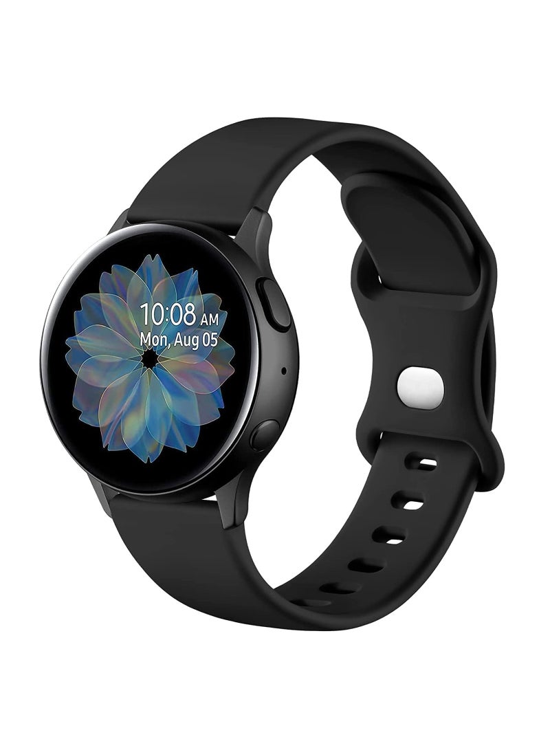 حزام سيليكون 20 ملم لساعة سامسونج جير سبورت/ساعة سامسونج 4/ساعة 5/ساعة 5 برو /S2 كلاسيك/أكتيف 2 40 ملم 44 ملم/Amazfit GTS 3/ GTS 4/4 Mini/Bip 3/Pro/GTS 2 mini/GTS 2e/ بيب يو/يو برو - Image 1