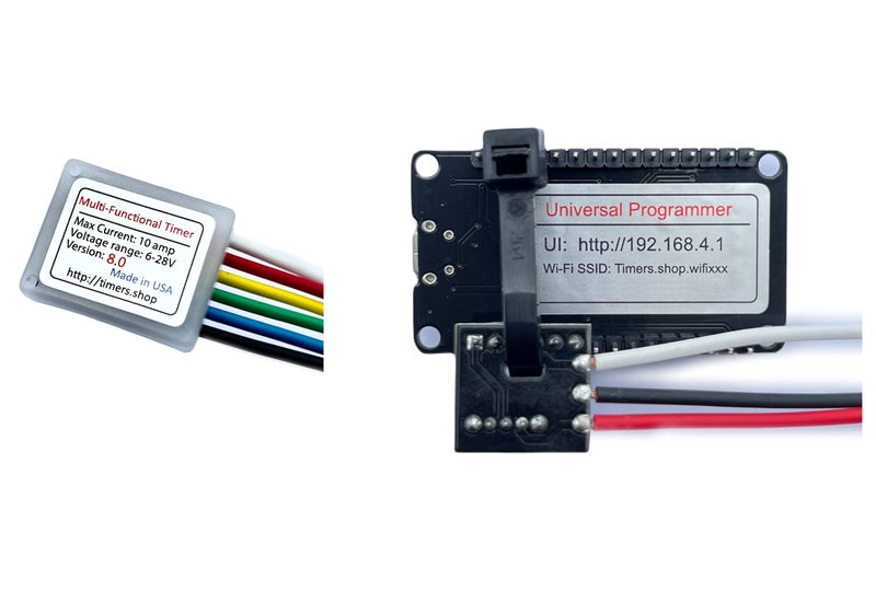 XDP 10 Amp Mini Timer Time Delay Relay .2 Sec to 400 Days 6V 12V 18V. Power On/Off Delay, Cycling and Trigger. Black - Image 1