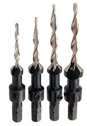 Wolfcraft Wolcraft Screw Setter Set with Tapered Drill Bits - Image 1