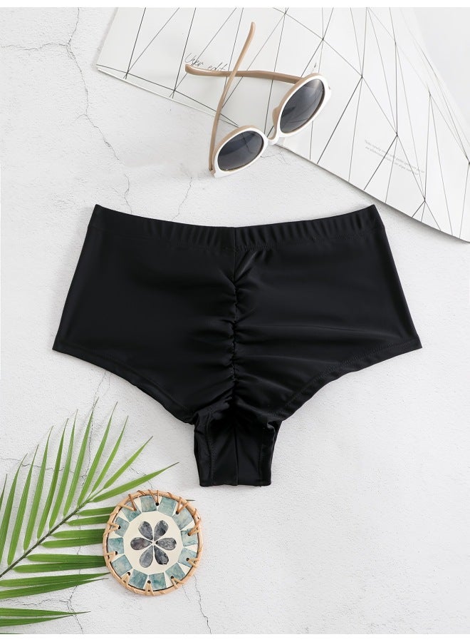 Europe And The United States New Ladies Hip Shorts Solid Color Leggings  Hot Shorts Women
