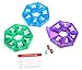 pill thing Pillthing Weekly 7 Sided Pill Organzier 3 pack 1 each of Blue Green Purple Small Pill Box for Travel with Medical Alert Card - Image 1