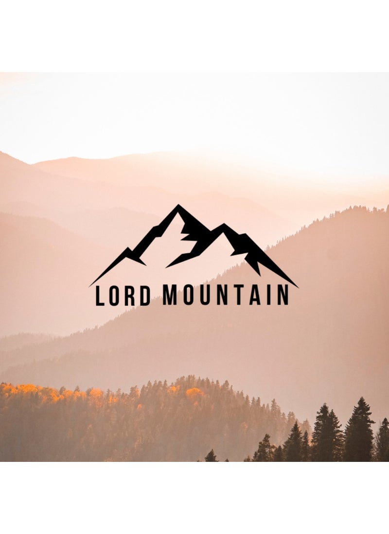 Lord Mountain - Sports Towel, fitness Towel, training Towel, hand TOWEL, 100% Cotton TOWEL, 90X50 cm Men's, women's, black - Image 1