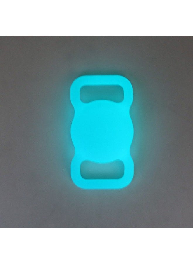 Generic - For Airtag Apple Locator Silicone Case Apple Pet Tracker Case-Colour:Fluorescent Blue-Applicable Model:2.5cm Collar Mouth - Image 1