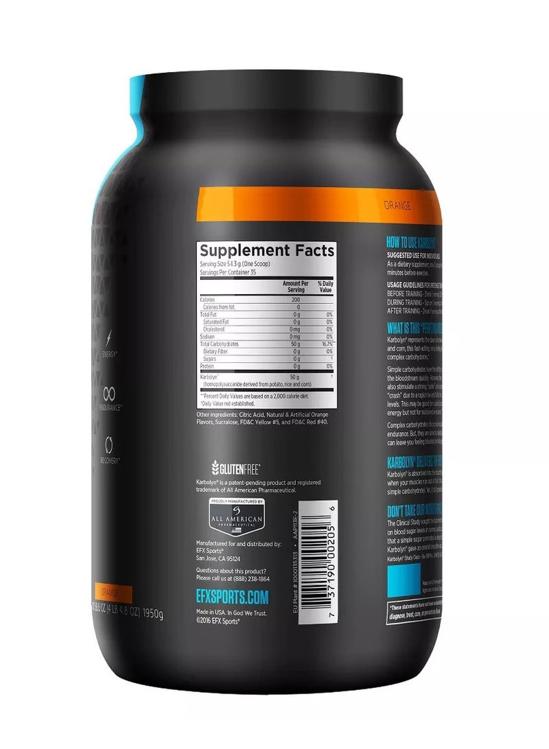EFX Sports Karbolyn Fuel Orange 4lb - Image 3