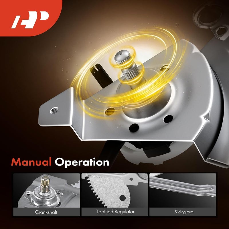A-Premium Manual Window Regulator for Toyota Tacoma 1995-2004 - Image 4