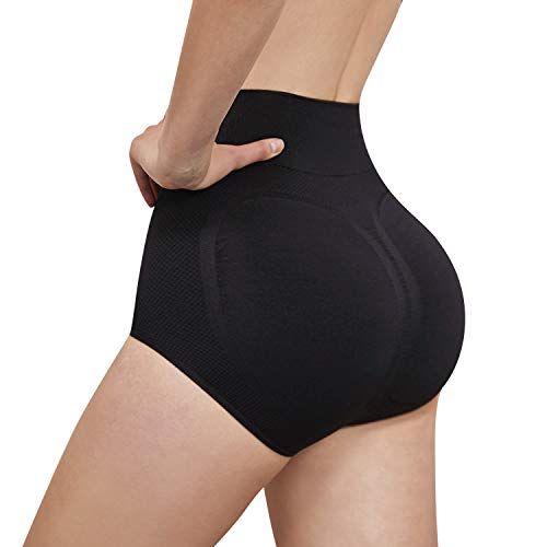 PLUMBURY Women's Rayon Panties (Pack of 1) (High Waist Tummy Control Panty_Black_Free Size) - Image 2