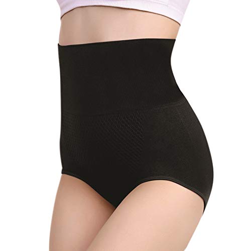 PLUMBURY Women's Rayon Panties (Pack of 1) (High Waist Tummy Control Panty_Black_Free Size) - Image 5