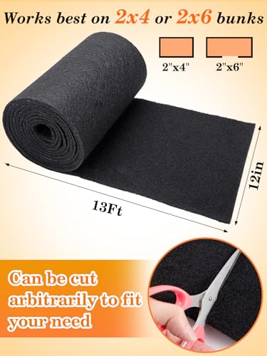 PAMASE Boat Trailer Bunk Carpet - 6mm Ultra Thick 13ft*9in Wear-Resistant Marine Carpeting Covers for 2x4 Boat Lift Bunks, Shock Absorption Padding Mats Parts Accessories for Jet Ski - Image 5