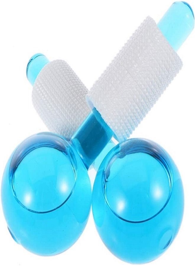 Pack of 2 Facial Roller Cold Skin Massage Crystal Ball - Image 3