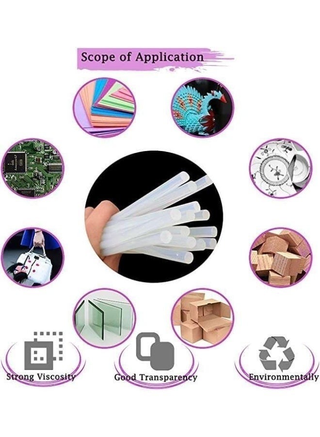 12 Pieces Hot Glue Wax Sticks 11.2mm × 200mm High Strength Glue Gun Refills Adhesive Sticks for DIY Crafting Home Repair Projects Handmade Art School Use and Creative Applications - Image 4