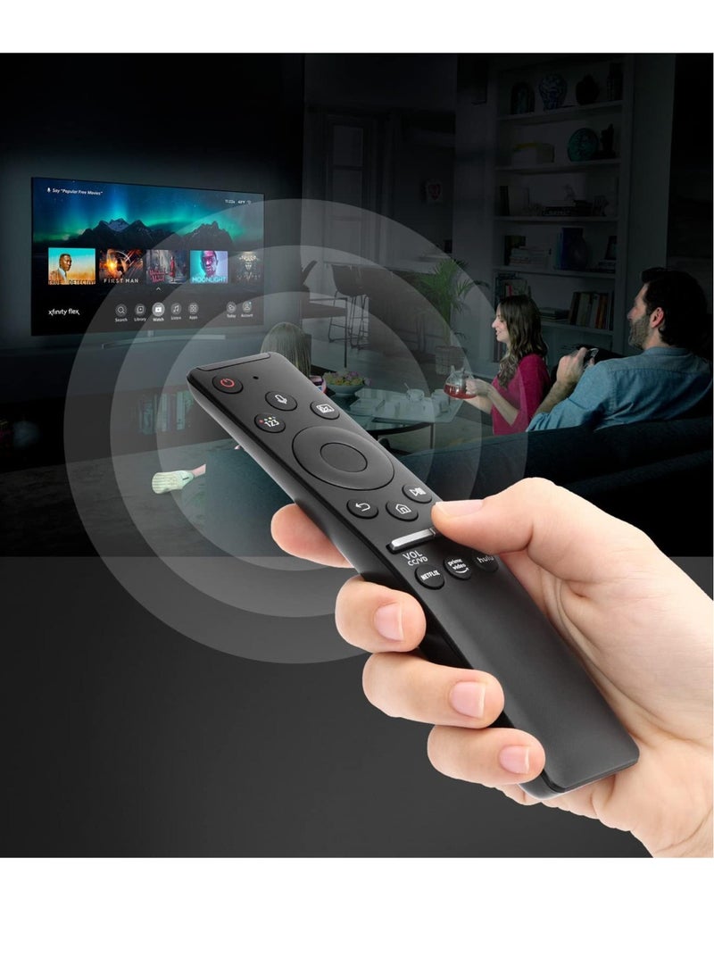 Universal Voice Remote Control for Samsung Smart TV LED QLED 4K 8K UHD Crystal Frame HDR Curved Smart TVs, with Shortcut Buttons for Netflix, Prime Video, - Image 3