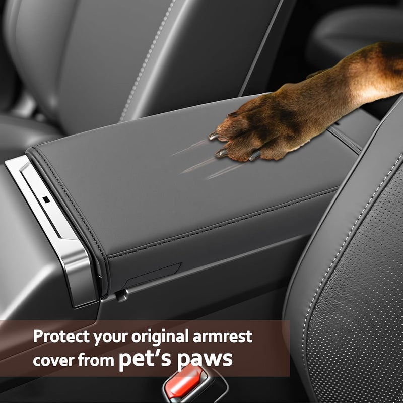 SKTU for 2026 Toyota RAV4 Armrest Cover for 2026+ Toyota RAV4 (LE/SE/XLE Premium/Woodland/XSE/Limited) Center Console Cover Toyota RAV4 2026 Accessories Console Cushion Cover Soft - Image 5