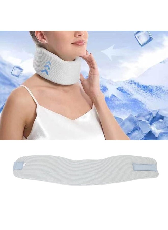 إيزي لايف دعامة رقبة إسفنجية، طوق عنق مبرد وقابل للتنفس لتخفيف آلام الرقبة، تصحيح الوضعية، محاذاة العمود الفقري، مناسب للاستخدام في المكتب - Image 1