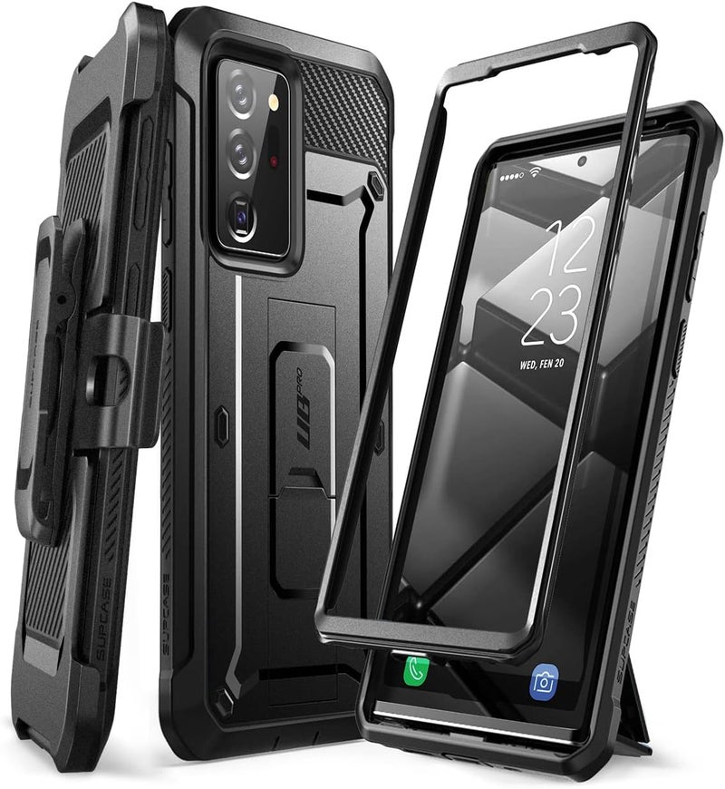 SupCase Unicorn Beetle Pro Series Case For Samsung Galaxy Note 20 Ultra 2020 Release , Full-Body Rugged Holster & Kickstand Without Built-In Screen Protector Black - Image 1