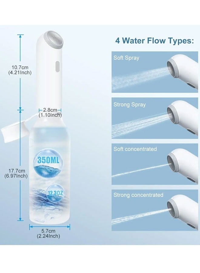 HOMESTAR Travel Bidet Electric Mini Sprayer Portable Shattaf (Bidet) 4 Spray Modes Pressure Adjustable for Traveling, Camping, Desert Trips, Airplanes, Trains & Personal Hygiene - Image 3
