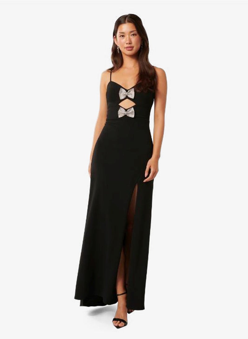 forever new Brynn Strappy Bow Detailed Maxi Dress - Image 1